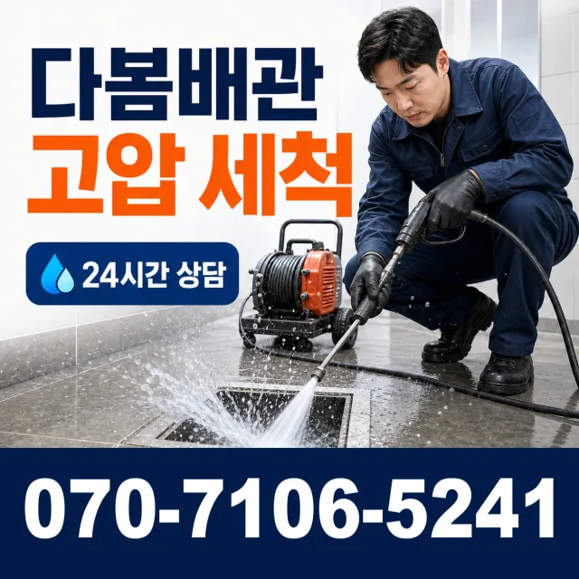 인천 중산동 배수구뚫기 상담 이미지 4